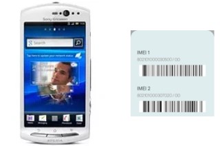 How to see the IMEI code in Xperia neo V