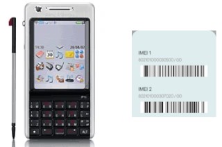 How to find the IMEI code on Sony Ericsson P1