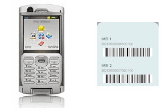 How to find the IMEI code on P990