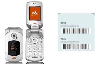 How to find the IMEI code on W300