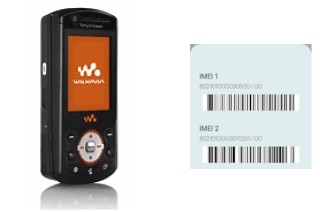 How to find the IMEI code on W900