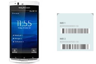 How to find the IMEI code on Xperia Arc S