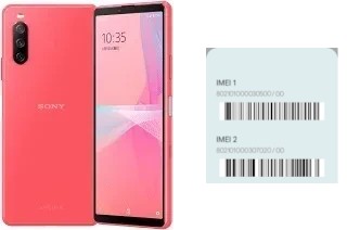 How to find the IMEI code on Xperia 10 III Lite