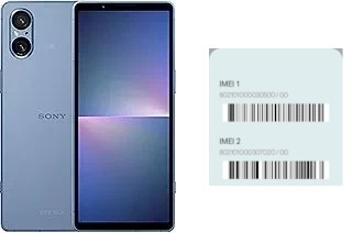 How to see the IMEI code in Xperia 5 V