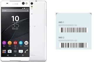How to see the IMEI code in Xperia C5 Ultra