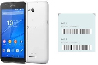 How to see the IMEI code in Xperia E4g Dual