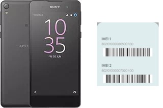 How to see the IMEI code in Xperia E5