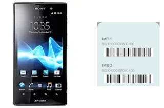 How to see the IMEI code in Xperia ion HSPA