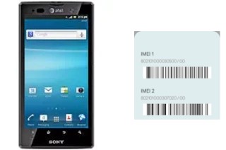 How to see the IMEI code in Xperia ion LTE