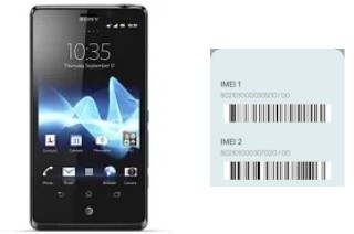 How to see the IMEI code in Xperia T LTE