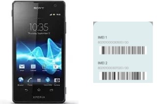 How to see the IMEI code in Xperia TX