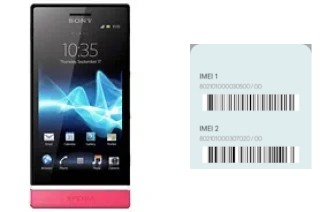 How to find the IMEI code on Xperia U