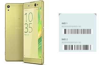 How to see the IMEI code in Xperia XA Ultra