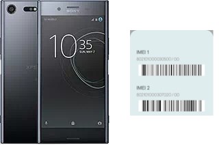 How to see the IMEI code in Xperia XZ Premium