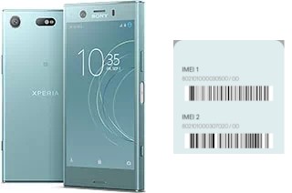 How to find the IMEI code on Xperia XZ1 Compact