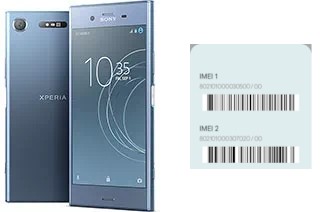 How to find the IMEI code on Xperia XZ1