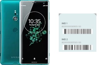 How to see the IMEI code in Xperia XZ3