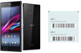 How to see the IMEI code in Xperia Z Ultra