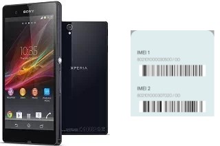 How to find the IMEI code on Xperia Z