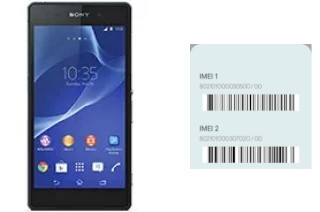 How to find the IMEI code on Xperia Z2a