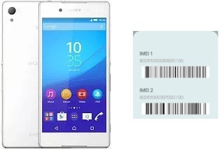 How to see the IMEI code in Xperia Z3+