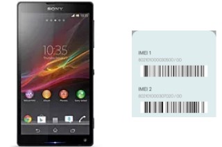 How to see the IMEI code in Xperia ZL