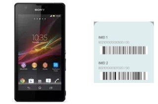 How to see the IMEI code in Xperia ZR