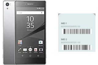 How to see the IMEI code in Xperia Z5 Premium