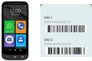 How to see the IMEI code in ZEUS 4G PRO