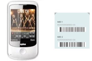 How to see the IMEI code in M-5566 Flo Entertainer