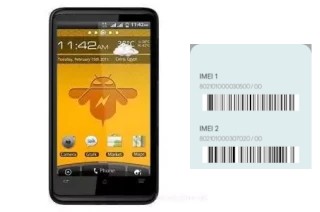 How to find the IMEI code on A1200