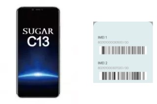 How to see the IMEI code in Sugar C13