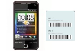 How to see the IMEI code in SP680A