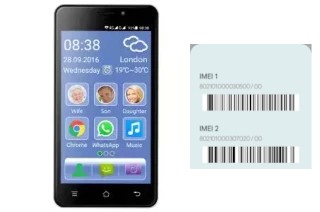 How to see the IMEI code in eSmart M2