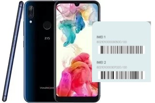 How to find the IMEI code on Symphony Z15