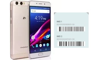 How to find the IMEI code on Symphony Z9