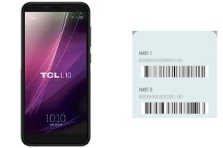 How to find the IMEI code on TCL L10