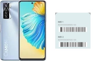 How to find the IMEI code on Camon 17 Pro