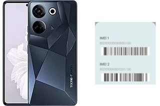 How to find the IMEI code on Camon 20 Pro