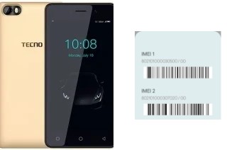 How to find the IMEI code on Tecno F1