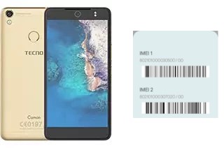 How to see the IMEI code in Camon CX Air