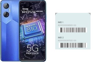 How to find the IMEI code on Pova Neo 5G