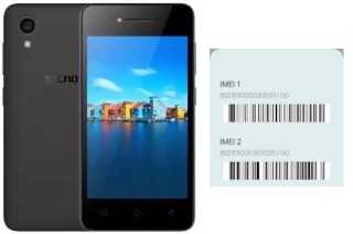 How to see the IMEI code in Tecno W1