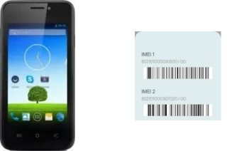 How to see the IMEI code in THL A3