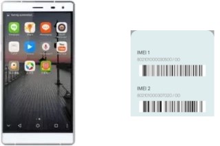 How to find the IMEI code on THL T7