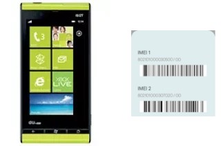 How to see the IMEI code in Windows Phone IS12T