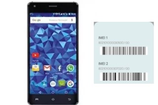 How to see the IMEI code in Phablet 5 Q4