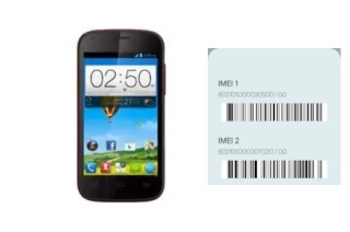 How to find the IMEI code on Amazing A4C