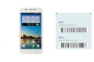 How to find the IMEI code on Amazing A7