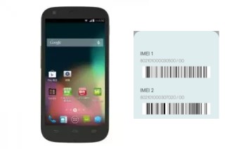 How to find the IMEI code on Amazing X2